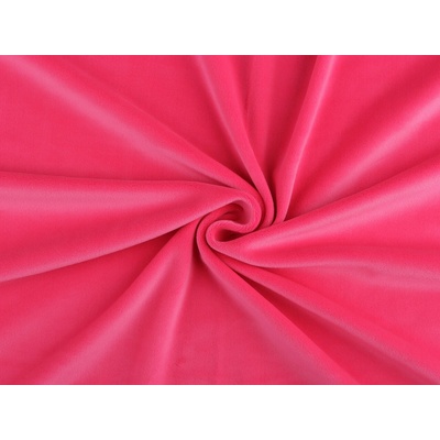 Stoklasa Minky hladké / plyš baby elastický Balení: 1 m, Varianta: 10 pink 10 pink
