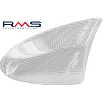 Sklo blinkru - pravé přední RMS 246470155 průhledný
