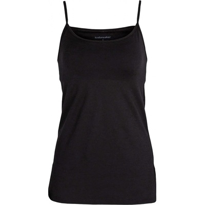 Icebreaker Дамско мериносово термобельо Icebreaker Women's Siren Bra Cami Merino shirt - Black (116-7273-0112)