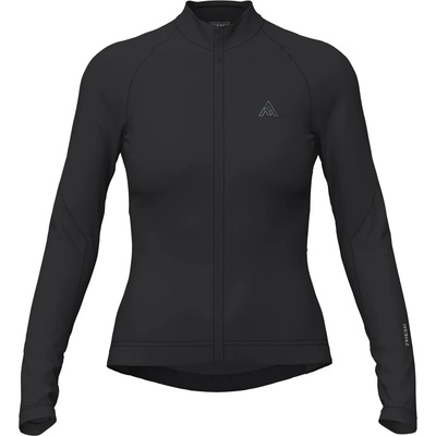 7mesh Дамска фланелка с дълъг ръкав за колоездене 7mesh Women's Atlas Jersey L/S Cycling jersey - Black (156-2662-0212)