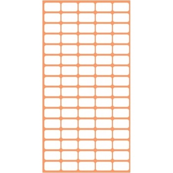 Image 1 of Fleks-Ko Етикети за цени Fleks-Ko, размер 22x12mm, 800бр, бели (OK5518)