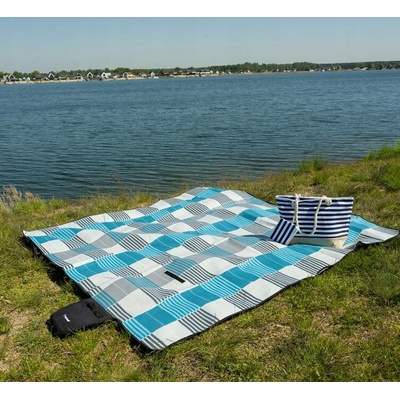 Trizand 21077 Pikniková deka 200x200 ALU proužek