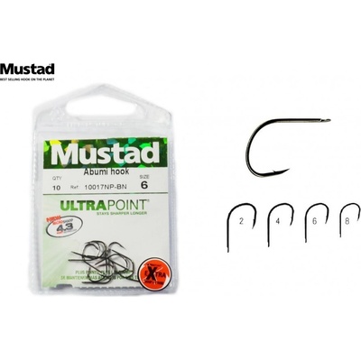 Mustad Abumi vel.4 10 ks