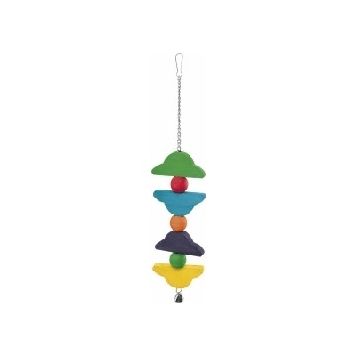 Ferplast drevená hračka pre papagáje PA 4096, 9,2x2,5x47 cm