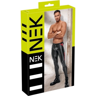 ostatní Мъжки панталони черни/червени, xl