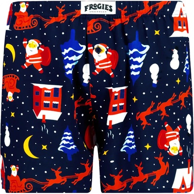 Frogies Pánske trenky Winter story Christmas černá – Sleviste.cz