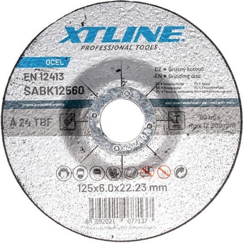 Xtline Kotouč brusný 115 x 6,0 x 22,2 mm SABK11560