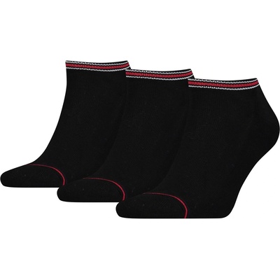 Tommy Hilfiger Мъжки чорапи Tommy Hilfiger Tommy 3 Pack Sports Trainer Socks Mens - Black
