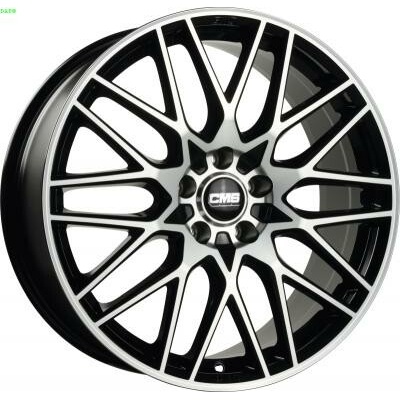 Cms C25 8x19 5x112 ET46 polished black gloss