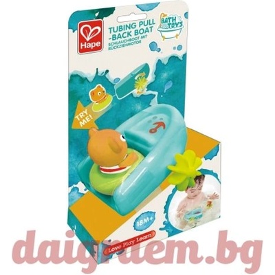 Hape Играчка за баня Лодка с мече hape e0217 (h0217)