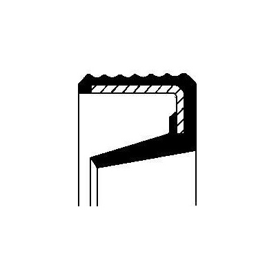 Tesnenie, Horné ulożenie tlmiča CORTECO 49378504