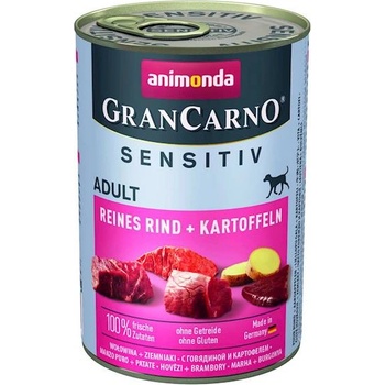 Animonda GranCarno Sensitiv Adult Dog вкус: говеждо месо, картофи 400 г