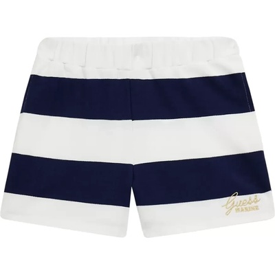Guess Къси панталони синьо и бяло райе за момиче Guess