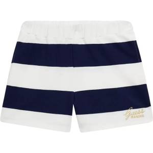 Guess Къси панталони синьо и бяло райе за момиче Guess