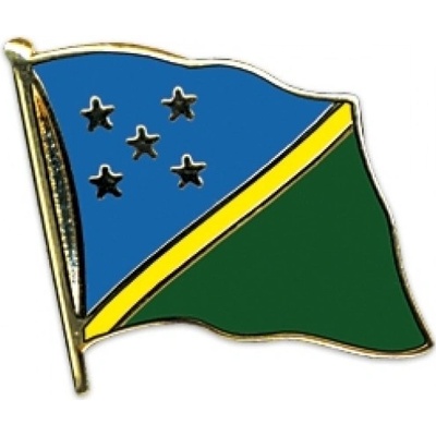 Odznak (pins) 20mm vlajka Šalamúnove ostrovy - farebný