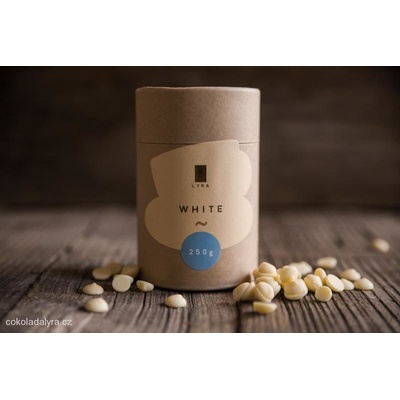 Čokoládovna Lyra TUBUS WHITE bílá 250 g