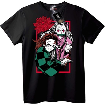 NOONEBRAND Тениска Demon Slayer Tanjiro & Nezuko - M, White
