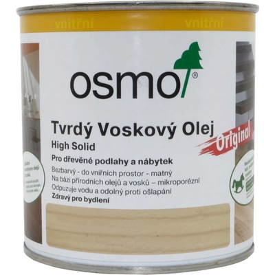 Osmo 3032 Tvrdý voskový olej Original 0,375 l bezbarvá hedvábný polomat
