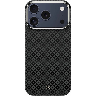 Benks Кевларен кейс с MagSafe за iPhone 17 Pro Max - Benks ArmorGrid ArmorAir Magnetic Kevlar Metal Frame Case 600D (черен) (B070)