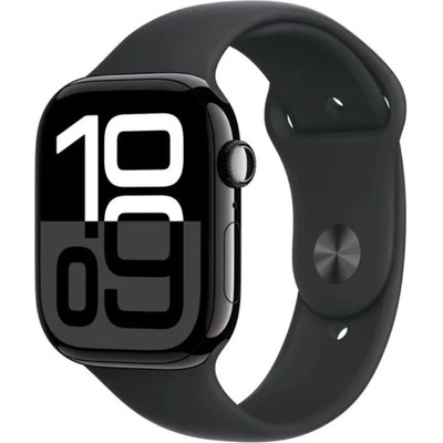 Apple Watch Series 10 GPS + Cellular 46mm Jet Aluminium Case | Sport Band - M/L MWY43ET/A