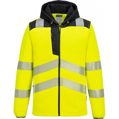 Portwest PW335 Hi Vis reflexná flísová mikina žltá čierna