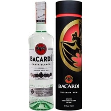 Bacardi Carta Blanca 37,5% 0,7 l (tuba)