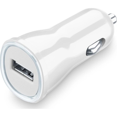Cellularline Зарядно за кола Cellularline - TACBRUSB10WW, USB-A, 10W, бяло (TACBRUSB10WW)