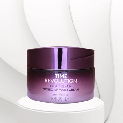 Missha Time Revolution Night Repair Probio Ampoule cream anti age pleťový krém 50 ml