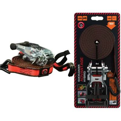 Quickloader Dvoudílný popruh s ráčnou + magnet, Advantage Hybrid 1 200 5,5 m 25 mm