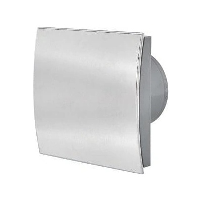 MMotors Вентилатор с намален шум, челна метална плочка, цвят метал (BMmmNShMetal2)