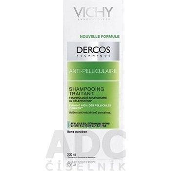 Vichy Dercos šampón lupiny mastné 200 ml