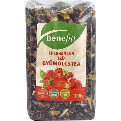 Benefitt Ovocný sypaný čaj s jahodovou a malinovou příchutí 300 g