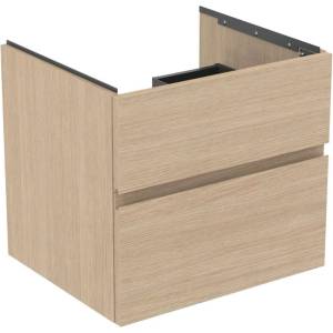 Ideal Standard Finesse - Шкафче за умивалник, 60x51x55 см, 2 чекмеджета, бял дъб E3395US (E3395US)