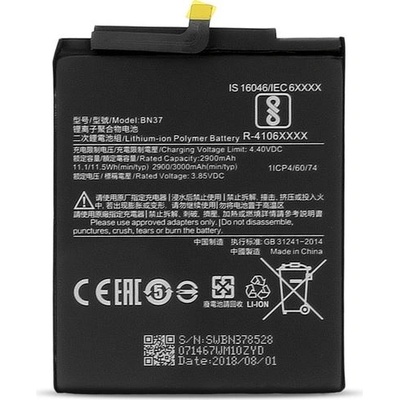 Xiaomi Батерия за Xiaomi Redmi 6A, BN37, оригинална, 3000 mAh (122752)