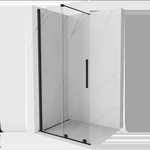 Mexen Velar плъзгаща се душ стена Walk-in 90 x 200 см, прозрачна 8 мм, черна (871-090-000-03-70)