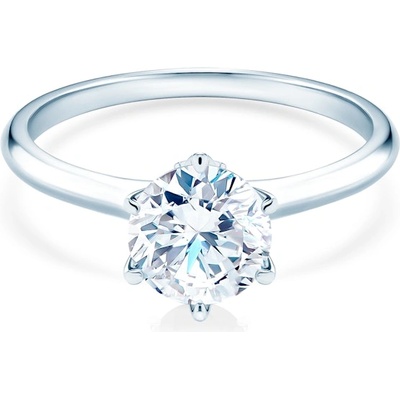 SAVICKI Годежен пръстен The Journey: бяло злато, лабораторен диамант