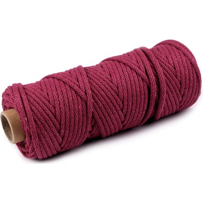 Prima-obchod Šňůra / příze s duší Ø5 mm, barva 25 /040 fuchsia