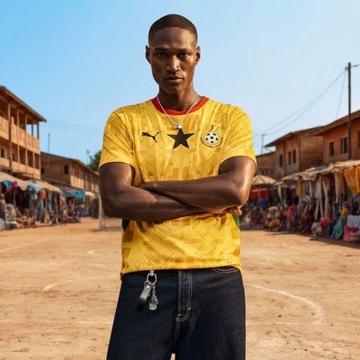 Puma replika hosťujúceho dresu Ghana na MS