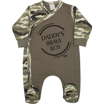 Dojčenský letný overal New Baby Army boy