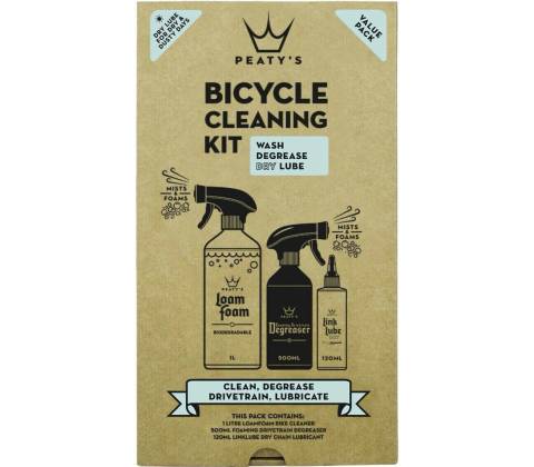 PEATY'S GIFT PACK - WASH DEGREASE LUBRICATE DRY