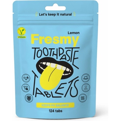 Fresmy Lemon v tabletách 124 ks