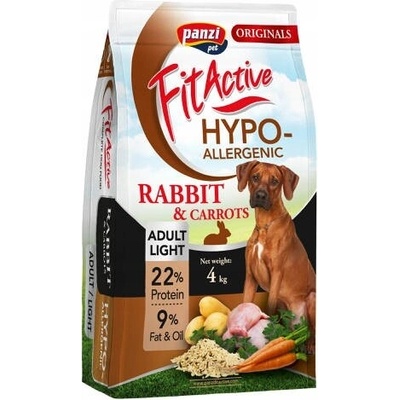 Fit Active hypoalergenní pro dospělé psy s králíkem 4 kg