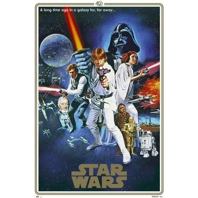 Plakát 61x91,5cm – Star Wars - 40th Anniversary One Sheet B