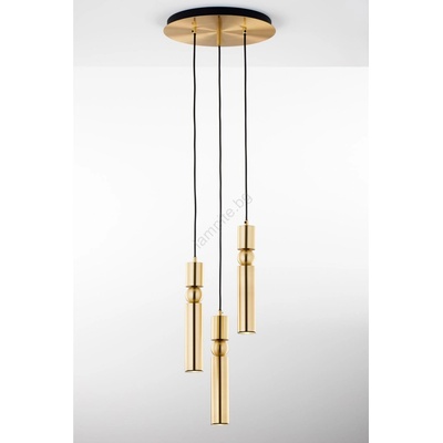 JUPITER 2019 - Пендел ALAS 3xGU10/10W/230V златист (10702019)