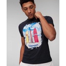 Vilebrequin bavlněné tričko PORTISOL tmavomodrá s potiskem PTSAP385