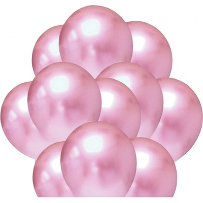 balonky.cz Chromové balónky světle růžové 30 cm