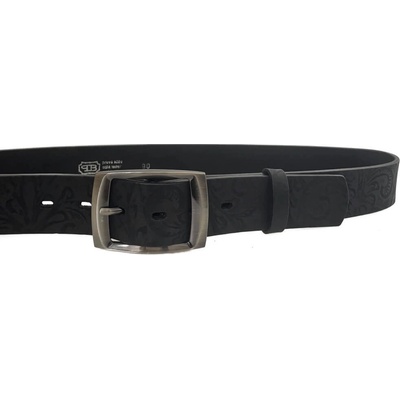 Penny Belts kožený opasek 44V260 černý