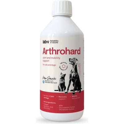 LAB-V Arthrohard 500 ml Prípravok na podporu kĺbov pre psov a mačky