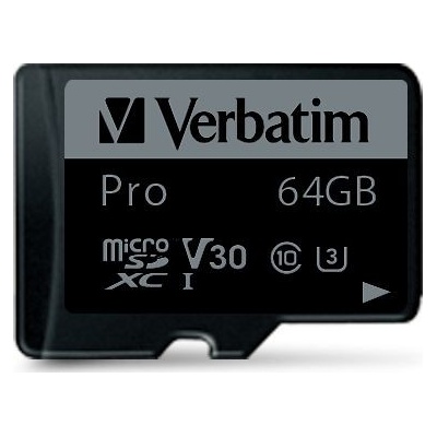 VERBATIM microSDXC UHS-I 64GB 47042