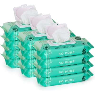 Petite&Mars So Pure мокри кърпички за деца 12x56 бр
